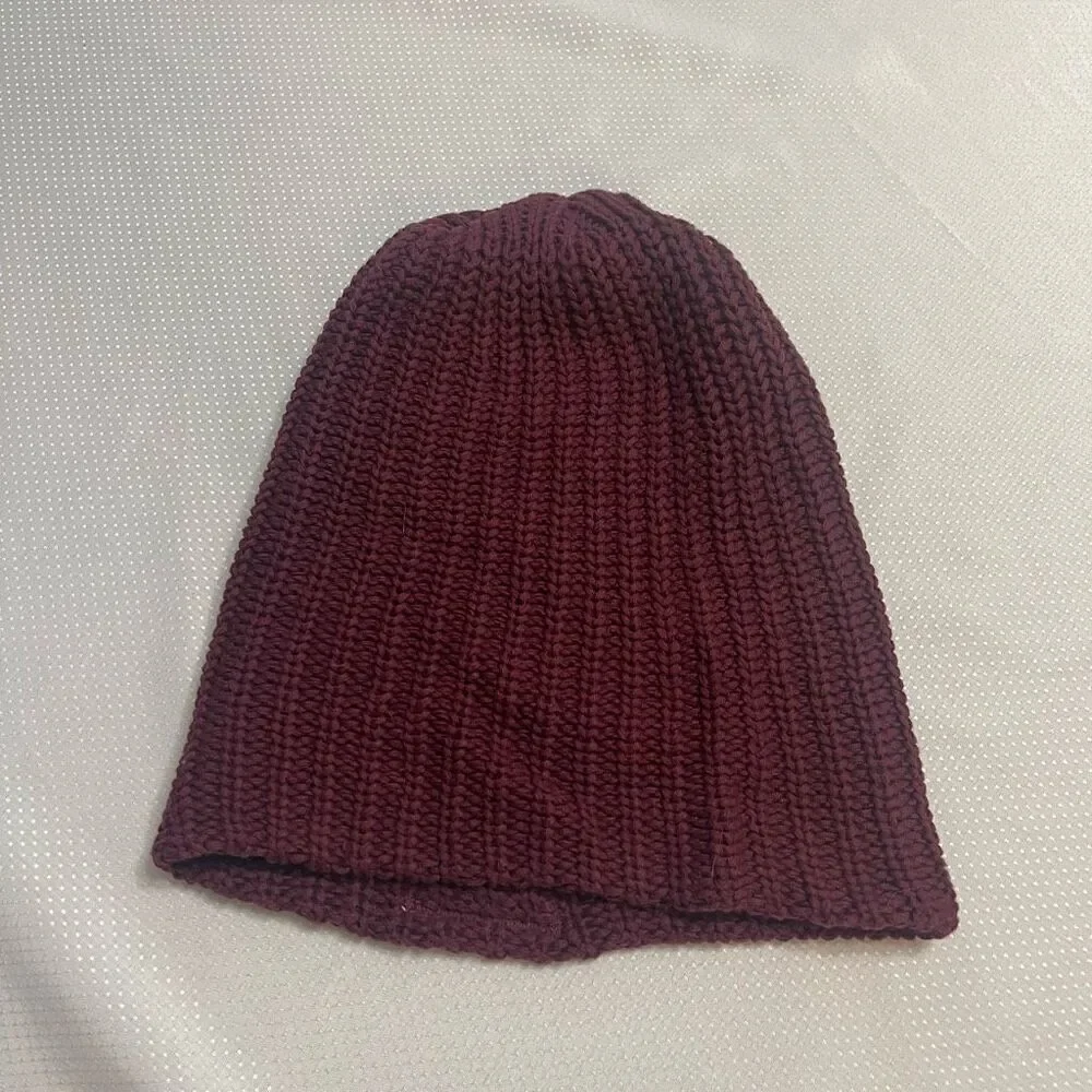 Love Your Melon Maroon Beanie Hat New